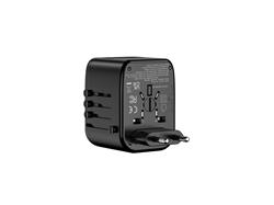 iCAN 20W 4-Port Universal Travel Adapter with 2 USB-C and 2 USB-A