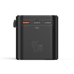 iCAN 45W 5-Port Universal Travel Adapter with 3 USB-C and 2 USB-A