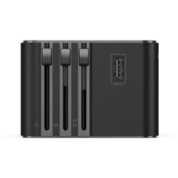 iCAN 45W 5-Port Universal Travel Adapter with 3 USB-C and 2 USB-A