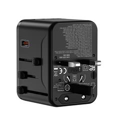 iCAN 35W 5-Port Universal Travel Adapter with 3 USB-C and 2 USB-A(Open Box)