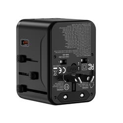 iCAN 35W 5-Port Universal Travel Adapter with 3 USB-C and 2 USB-A(Open Box)