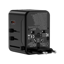 iCAN 35W 5-Port Universal Travel Adapter with 3 USB-C and 2 USB-A(Open Box)