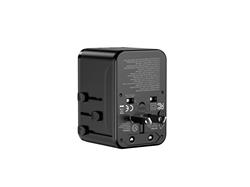 iCAN Adaptateur de voyage universel 100 W à 4 ports