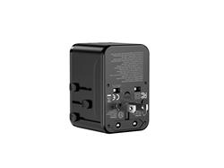 iCAN Adaptateur de voyage universel 100 W à 4 ports