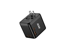 iCAN OL-F01-3C1A 17.5W 4-Port Universal Travel Adapter with 3C1A