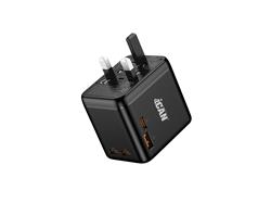 iCAN OL-F01-3C1A 17.5W 4-Port Universal Travel Adapter with 3C1A