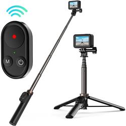 TELESIN Bluetooth Remote Control Selfie Stick All-In-One Wide Compat