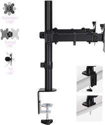 iCAN DLB012 Dual Monitor Mount Fit for 13''-32'' Screen, VESA 75 mm x 75 mm & 100 mm x 100 mm, Max Load 8 Kg for Every Singl...