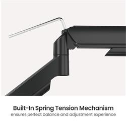 ICAN 17"-32" Single Screen Monitor Mount, 180 Degree Rotate