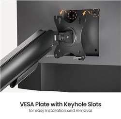 ICAN 17"-32" Single Screen Monitor Mount, 180 Degree Rotate