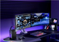 ICAN Heavy-Duty RGB Mechanical Dual Monitor Arm, fit 17"-38"(Open Box)