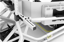 Fanatec - GT Cockpit Triple Monitor Expansion Kit (White)