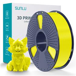 Sunlu 1.75mm, 1kg/spool, PETG filament (Yellow)