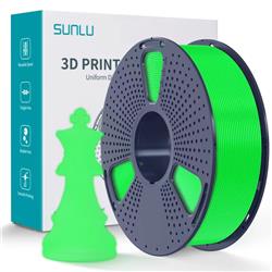 Sunlu 1.75mm, 1kg/spool, PLA filament (Glow In The Green) (Noctilucent Green)