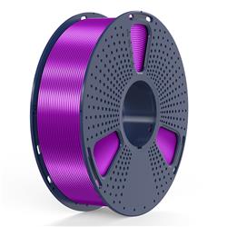 Sunlu 1.75mm, 1kg/spool, Silk PLA+ filament (Purple)