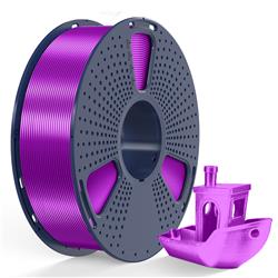 Sunlu 1.75mm, 1kg/spool, Silk PLA+ filament (Purple)