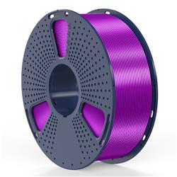 Sunlu 1.75mm, 1kg/spool, Silk PLA+ filament (Purple)