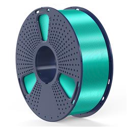 Sunlu 1.75mm, 1kg/spool, Silk PLA+ filament (Green)