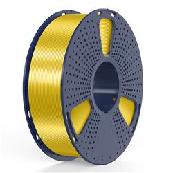 Sunlu 1.75mm, 1kg/spool, Silk PLA+ filament (Yellow)