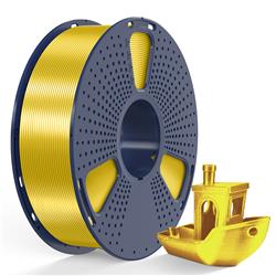 Sunlu 1.75mm, 1kg/spool, Silk PLA+ filament (Yellow)