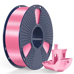 Sunlu 1.75mm, 1kg/spool, Silk PLA+ filament (Pink)