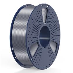 Sunlu 1.75mm, 1kg/spool, Silk PLA+ filament (Grey)