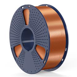 Sunlu 1.75mm, 1kg/spool, Silk PLA+ filament (Red Copper)