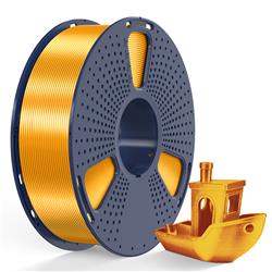 Sunlu 1.75mm, 1kg/spool, Silk PLA+ filament (Brass)