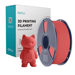 Sunlu 1.75mm, 1kg/spool, PLA Matte (Red)