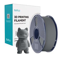 Sunlu 1,75 mm, 1 kg/bobine, PLA mat (gris)