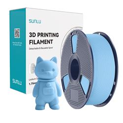 Sunlu 1.75mm, 1kg/spool, PLA Matte (Light Blue)