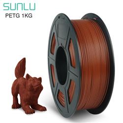 Sunlu 1.75mm, 1kg/spool, PETG filament (Chocolate)