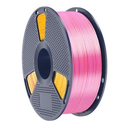 Filament Sunlu Silk PLA+ bicolore, or rose
