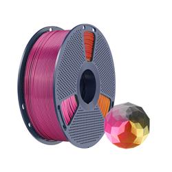 Sunlu 1.75mm, 1kg/spool, Silk PLA+ Forth-Color Black Grey Red Yellow