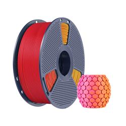 Sunlu PLA mat bicolore rouge et jaune