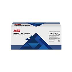 iCAN Compatible Brother TN830XL Black Toner Cartridge With Chip