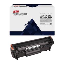 iCAN Compatible with HP 12A Black Toner Cartridges