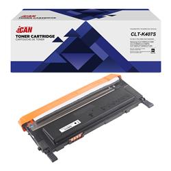 iCAN Compatible Samsung CLT-K407S Black Toner Cartridge