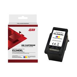 iCan Canon CL246XL Tri-color Ink Cartridge (Remanufactured)