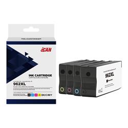 iCan HP 962XL Black and Tri-color Ink Cartridge (Remanufactured)