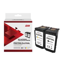 iCan Canon PG275XL Black and CL276XL Ink Cartridge