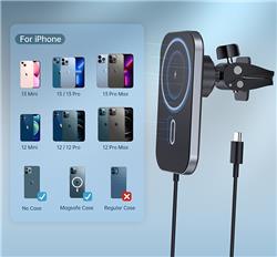 Choetech 15W Magnetic Car Charger Holder