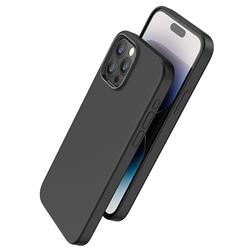 HOCO Silicone Magnetic Case for iPhone 15 Pro Max, Black