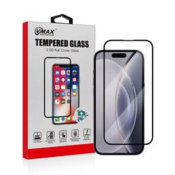 VMAX 2.5D Full Cover Tempered Glass for iPhone 15 Pro Max 6.7''