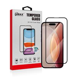 VMAX 3D Resin Full Cover Tempered Glass for iPhone 15 Pro 6.1''