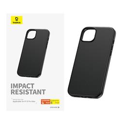 Baseus Phone Case for iPhone 15 Pro Max, Fauxther Series, Black