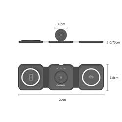 Choetech 3-in-1 15W Magnetic Foldable Wireless Charger(Open Box)