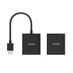 UNITEK 4 Ports USB 2.0 Extender Over Cat 6/ Cat 5e