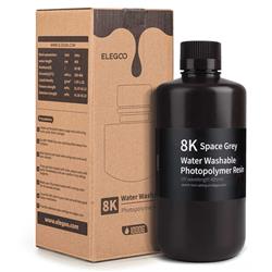 Elegoo 8K Water Washable Resin 1000g - Grey