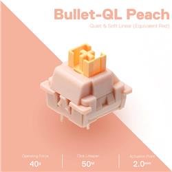 Redragon Bullet QL 3PIN 45gf soft feeling linear switches